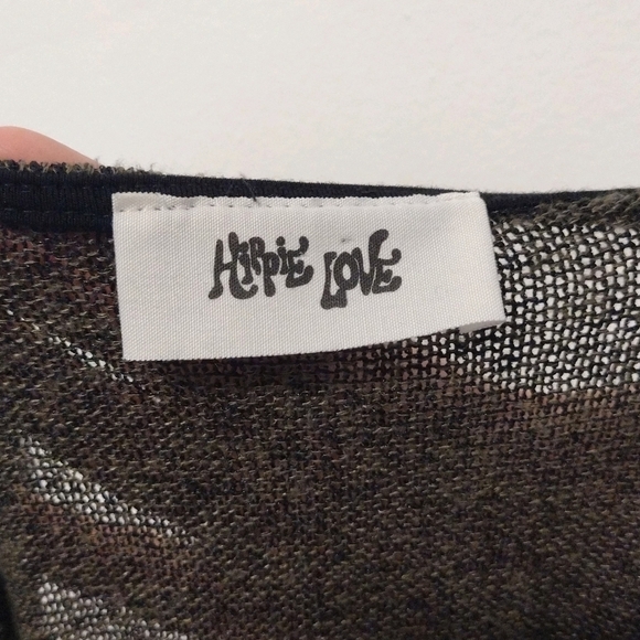 Hippie Love - Zipped Knit Long Sleeves Shirt - Picture 10 of 12